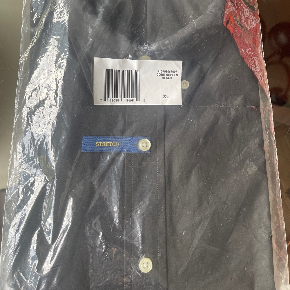 Men’s black Ralph Lauren, classic fit button-down size XL